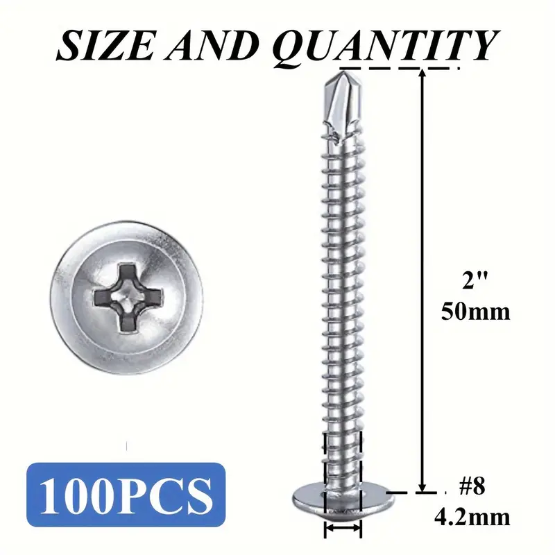 Self-Drilling Screws Kit (Multi-Size Options) - Image 14