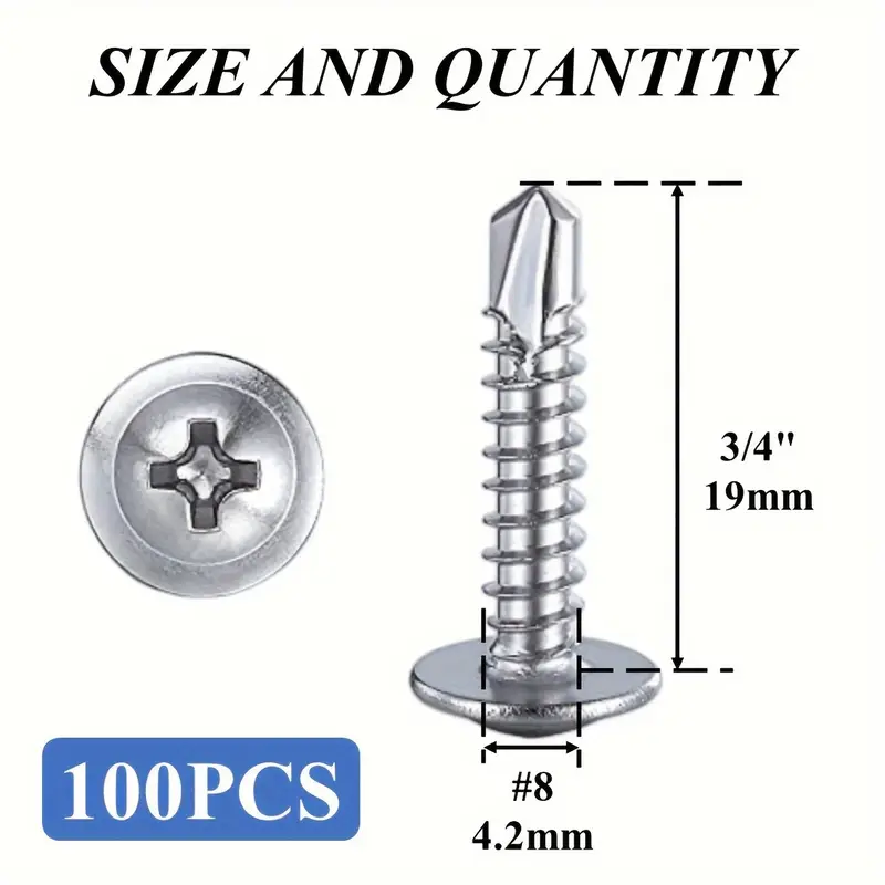 Self-Drilling Screws Kit (Multi-Size Options) - Image 10